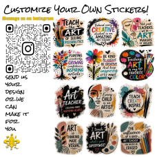 Art Teacher Graphic Stickers